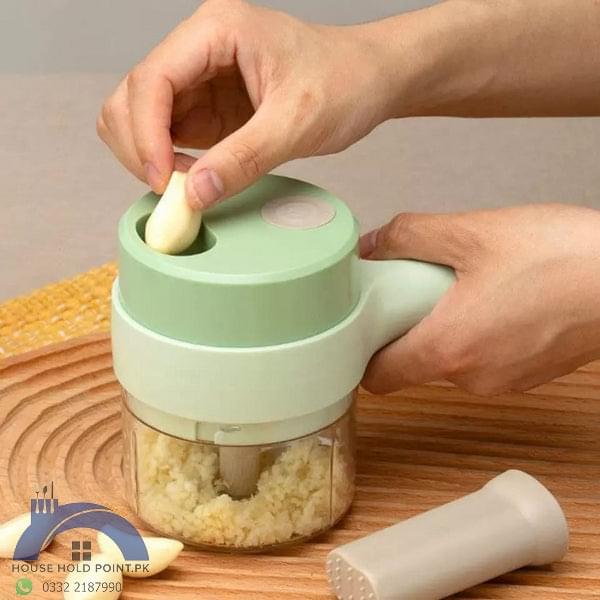 2 In 1 Handheld Mini Food Chopper