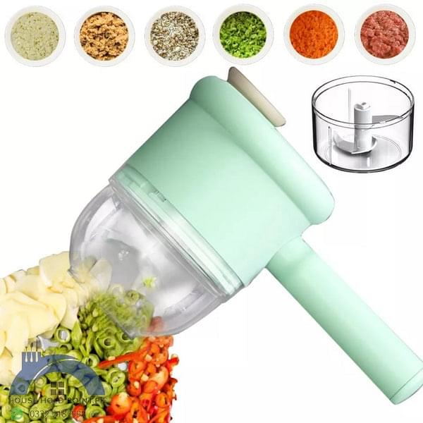 2 In 1 Handheld Mini Food Chopper