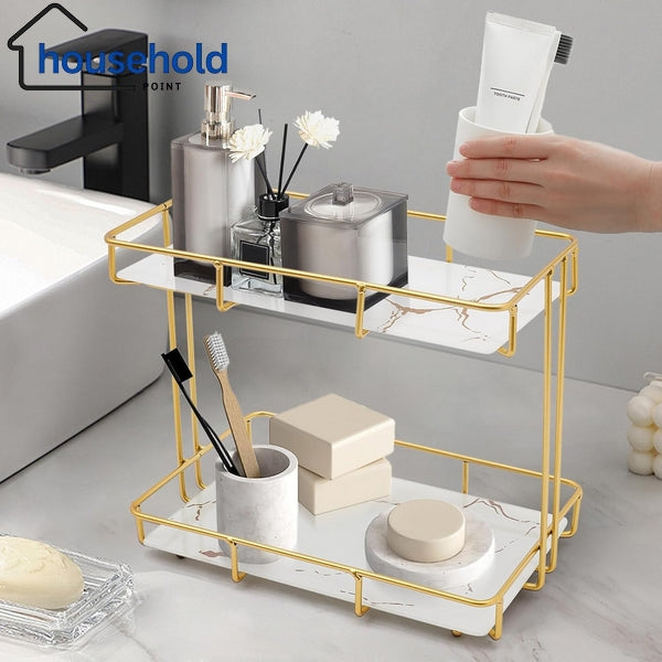 2 Tier Luxury Vanity Storage Stand