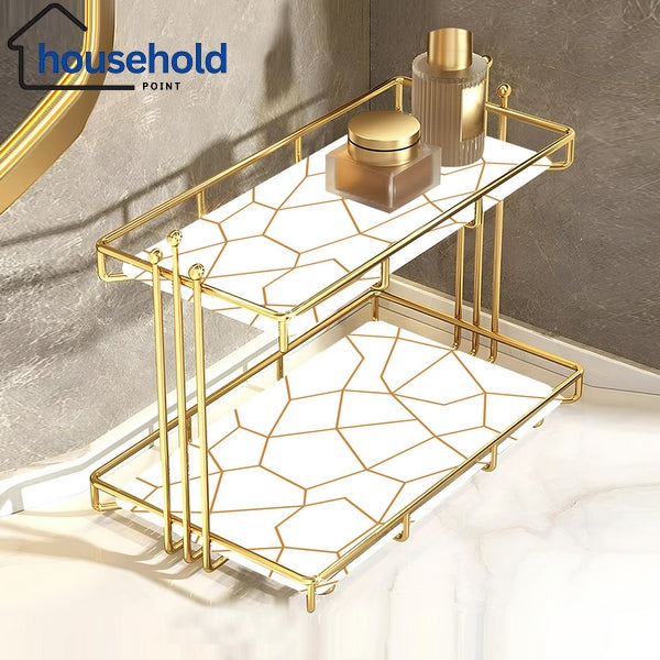 2 Tier Luxury Vanity Storage Stand