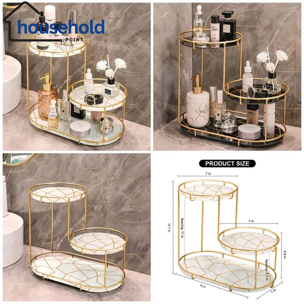 3-Tier Golden Vanity Stand