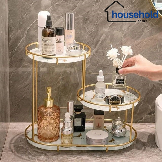 3-Tier Golden Vanity Stand