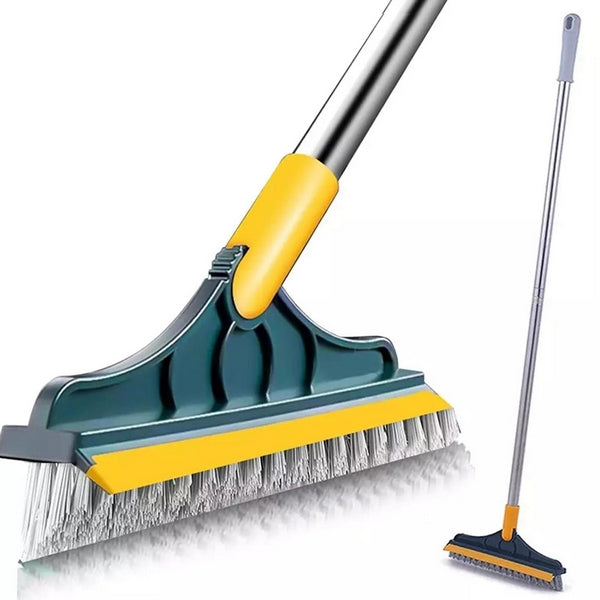 3 In 1 Floor Scrub Brush With Long Handle