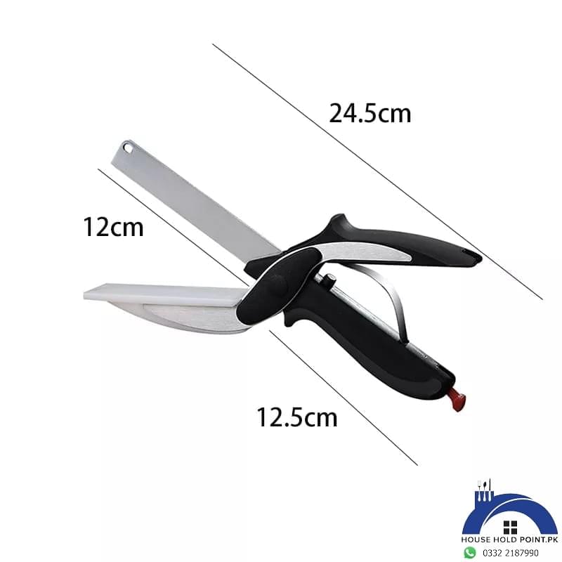 2 in 1 Cutter Scissors & Knife