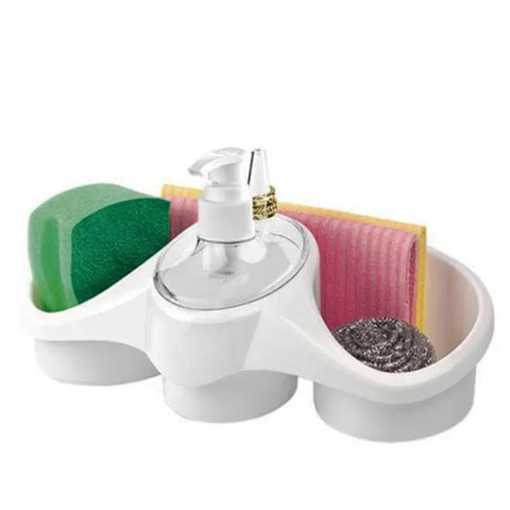 Soap Dispenser With Sponge Holder