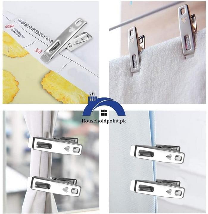 20pcs Cloth Clips Pack Metal