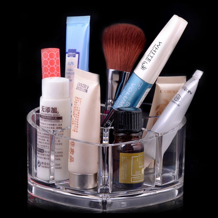 Acrylic Heart Shaped Lipstick Brush Organizer