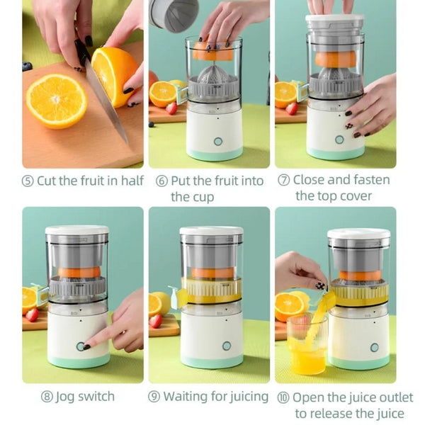 Citrus Juicer Squeezer Rechargeable Portable Juicer
