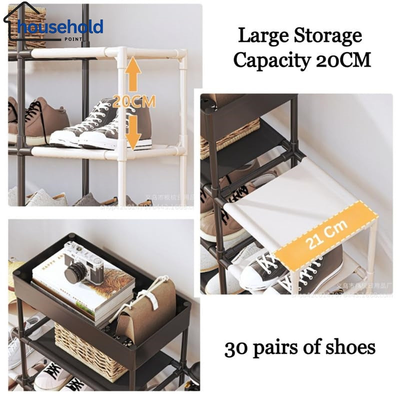 Double Row Multi Layer Shoe Rack