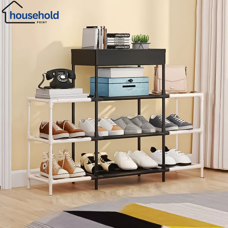 Double Row Multi Layer Shoe Rack