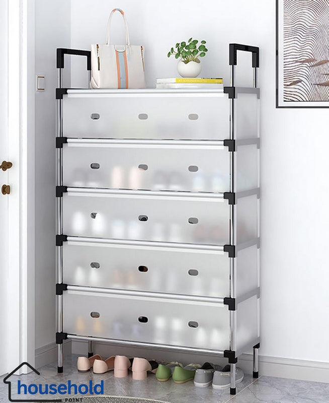 Dustproof Multi Layer Shoe Rack 6 Layers