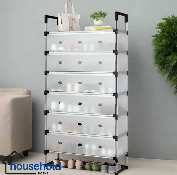 Dustproof Multi Layer Shoe Rack 7 Layers