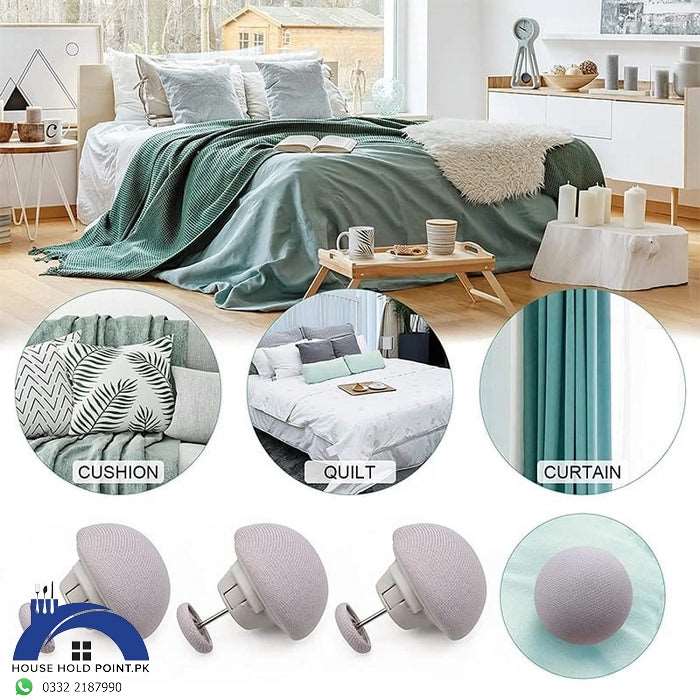 Bedsheet Quilt Anti Slip Gripper Clips (Pack Of 16)