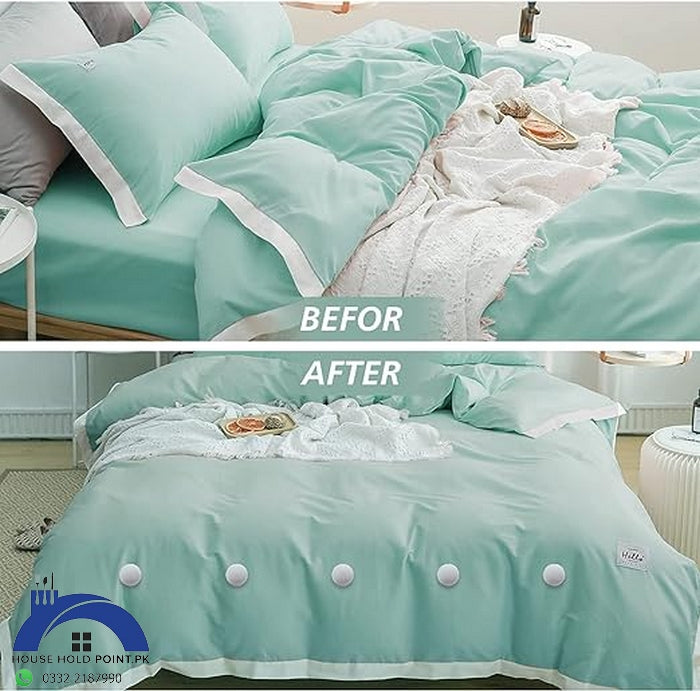 Bedsheet Quilt Anti Slip Gripper Clips (Pack Of 16)