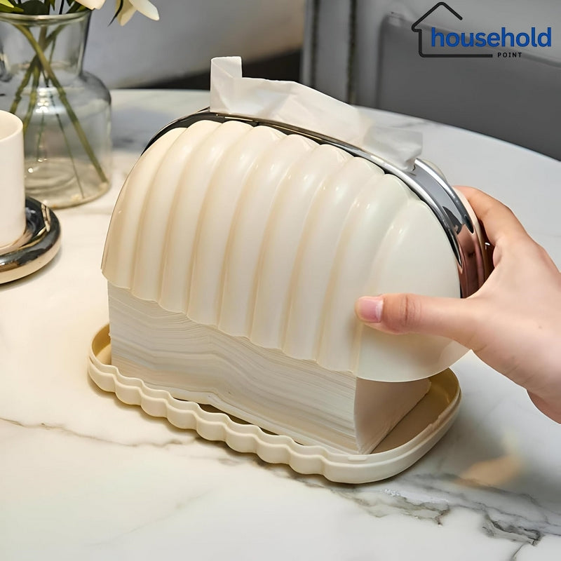 Elegant Shell Tissue Box