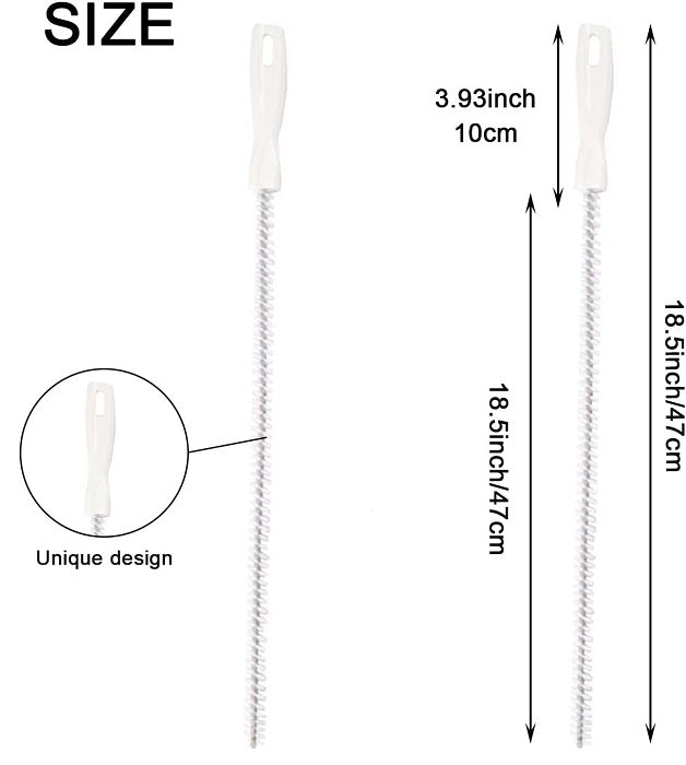 Flexible Drain Sewer Cleaning Brush Pack Of 4