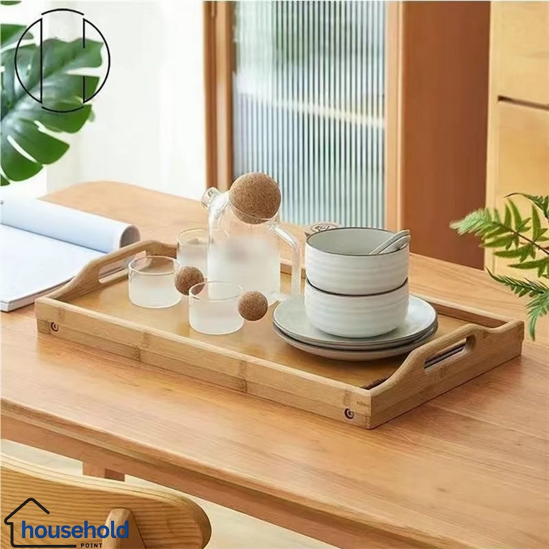 Folding Bamboo Wooden Bed Table