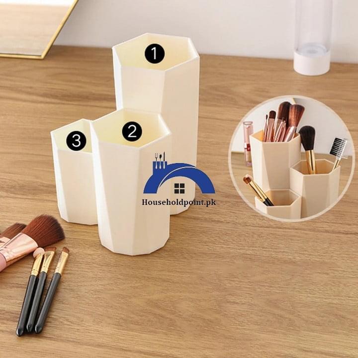 3 Grid Cosmetic Holder Plastic New