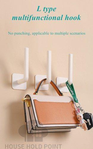 2 Pcs Stick On Handle Hooks