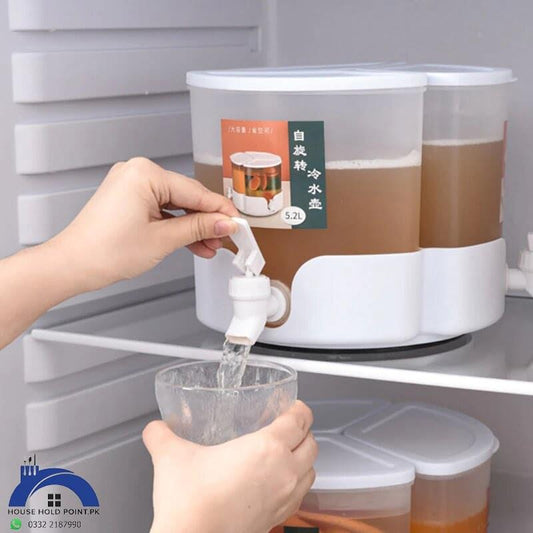 3 In 1 Rotating Drink Dispenser 5.2 L Default Title