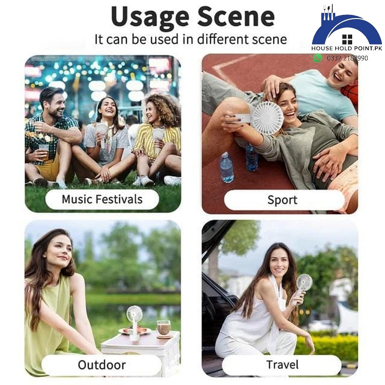 Handheld Rechargeable Mist Fan