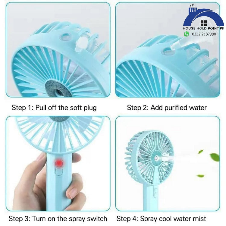 Handheld Rechargeable Mist Fan