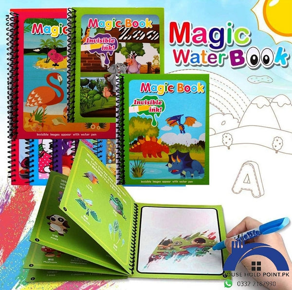 Magical Reusable Water Coloring Books for Children (Pack Of 2)