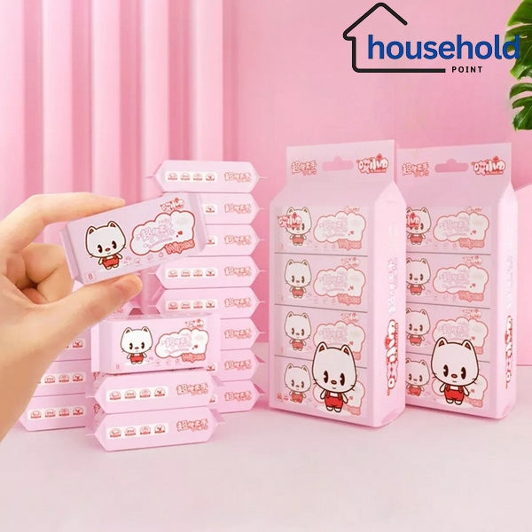 Mini Hand & Mouth Cleaning Wipes (64 Pcs)