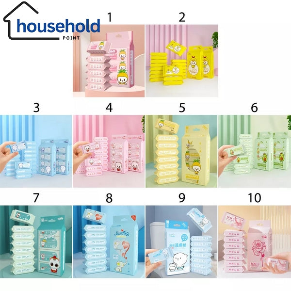 Mini Hand & Mouth Cleaning Wipes (64 Pcs)