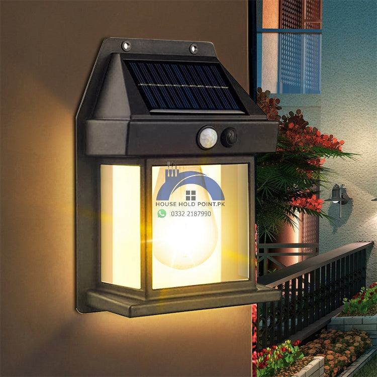 Motion Sensor Solar Wall Lamp