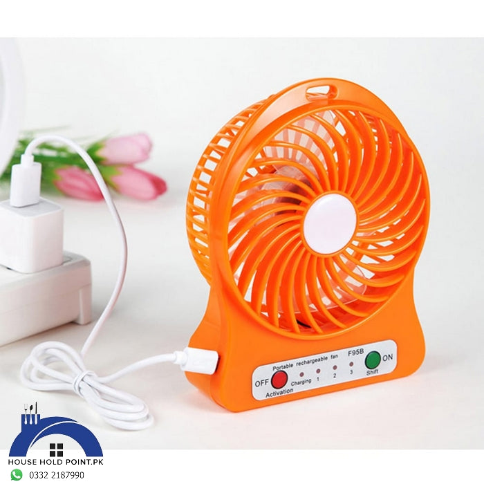 Portable Rechargeable LED Fan
