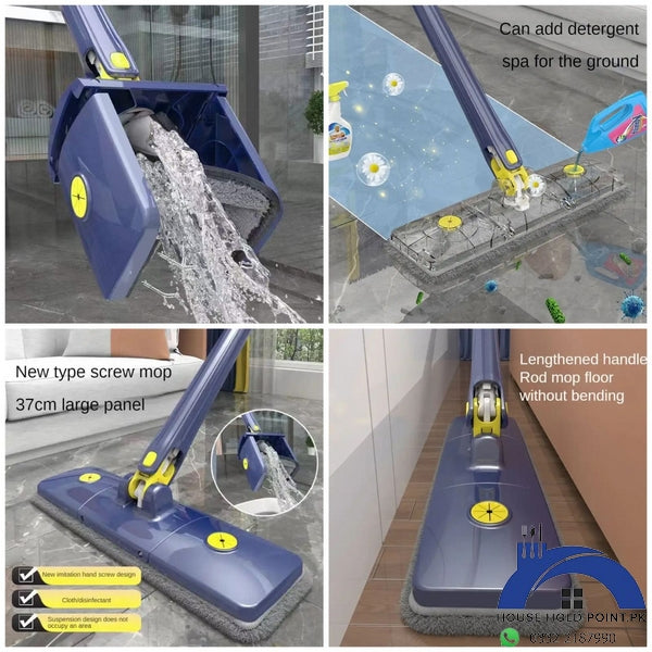 Rectangle Lazy Twist Mop 360°