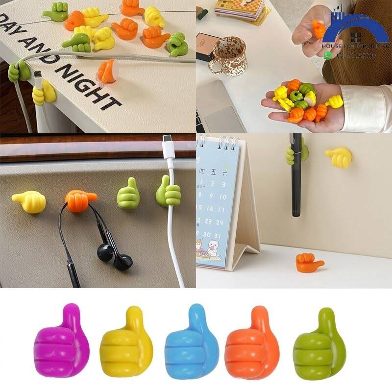 Creative Silicone Thumb Hooks (Pack of 10)