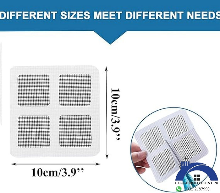 Pack of 10 Self Adhesive Mesh Drain Cover