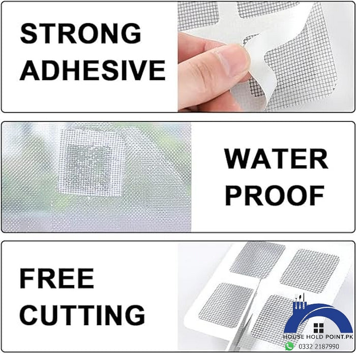 Pack of 10 Self Adhesive Mesh Drain Cover