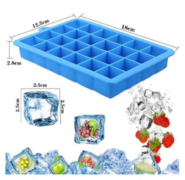Silicone Ice Cube Tray With Lid