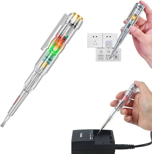 Dual Circuit Electric LED Induction Power Tester Pen (Pack Of 2)
