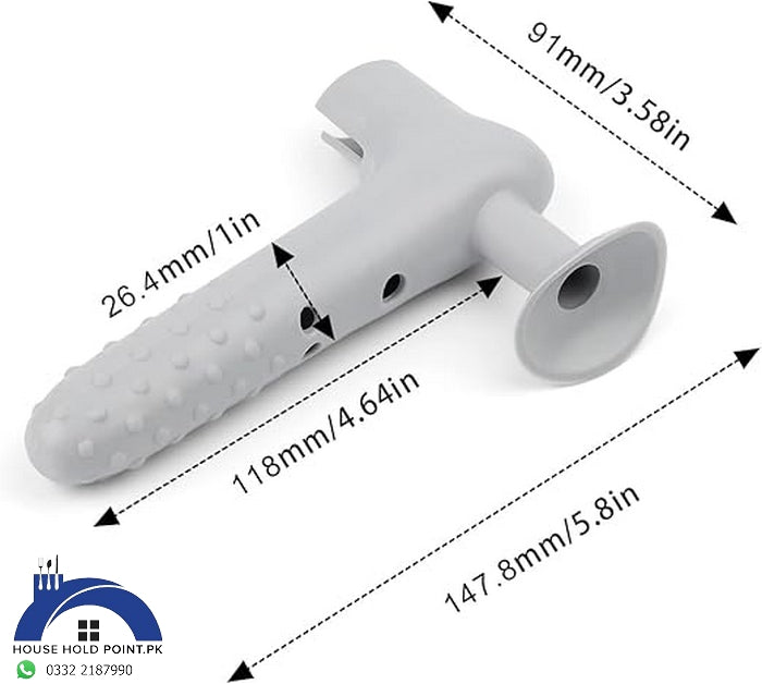 Suction Cup Silicone Door Handle Cover 4-in-1