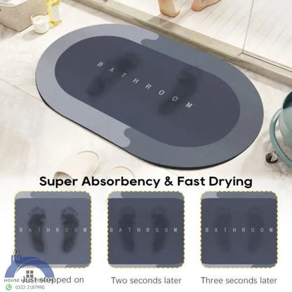 Super Absorbent Non-Slip Bathroom Floor Mat