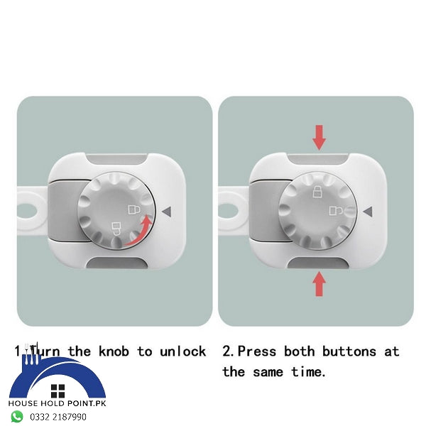 Universal Twist Cabinet Drawer Lock