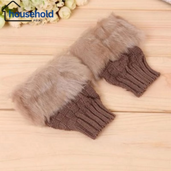 Women Fingerless Hand Warmer Pair