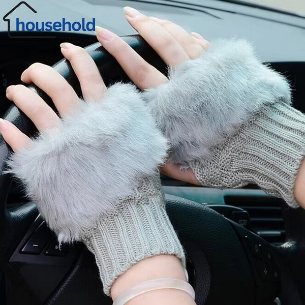 Women Fingerless Hand Warmer Pair