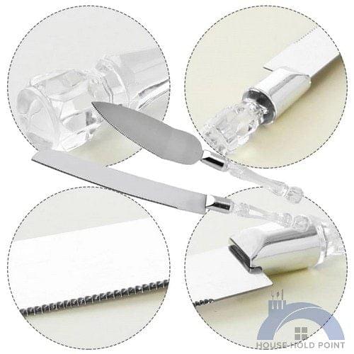 2Pcs Bread/Pizza Knife & Shovel Set