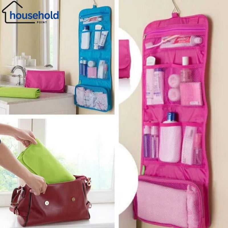 Foldable Hanging Toiletry Organiser