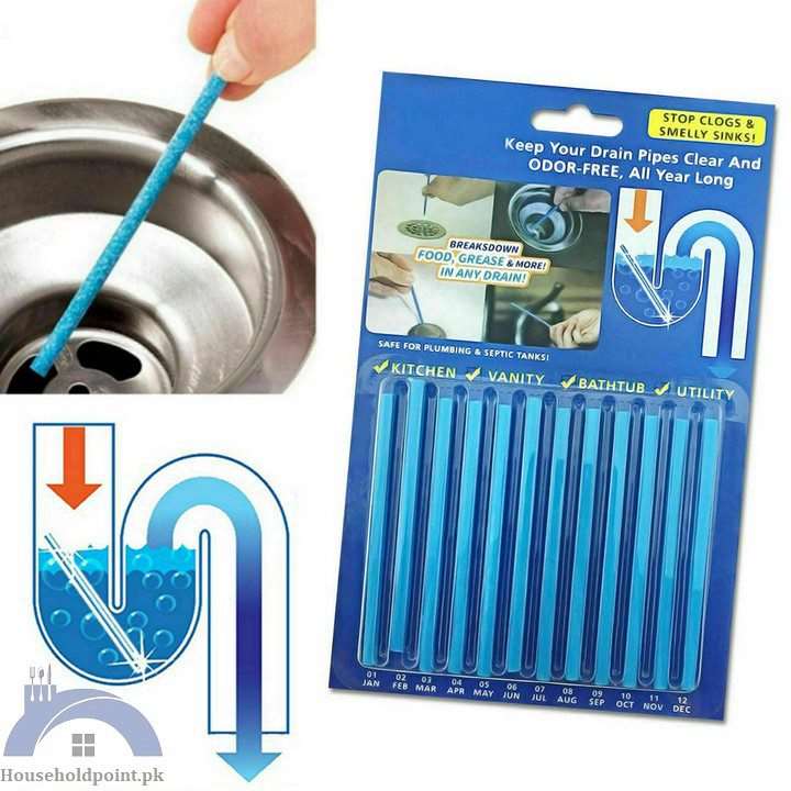 Sany Sticks Drain Cleaner 12 Pack