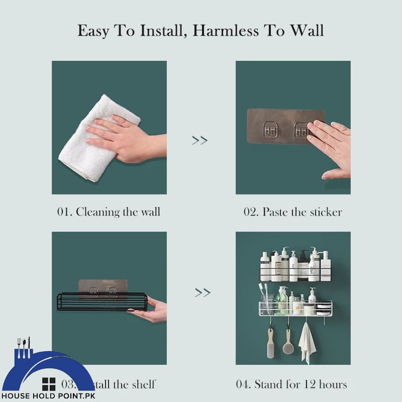 Metal Rectangle Rack With Hooks