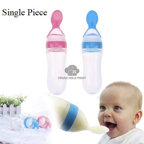 Baby Squeezing Feeding Spoon Default Title
