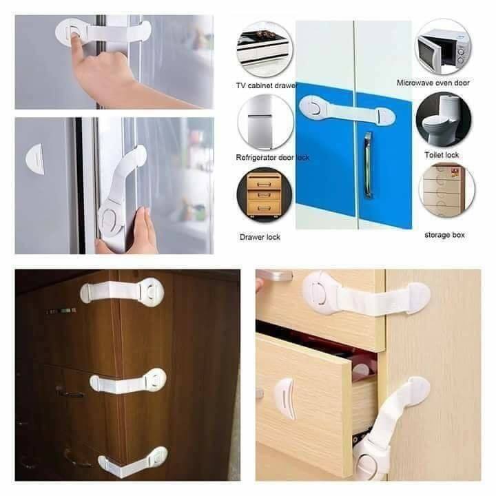 Fridge & Drawer Lock (Pack Of 4) Default Title