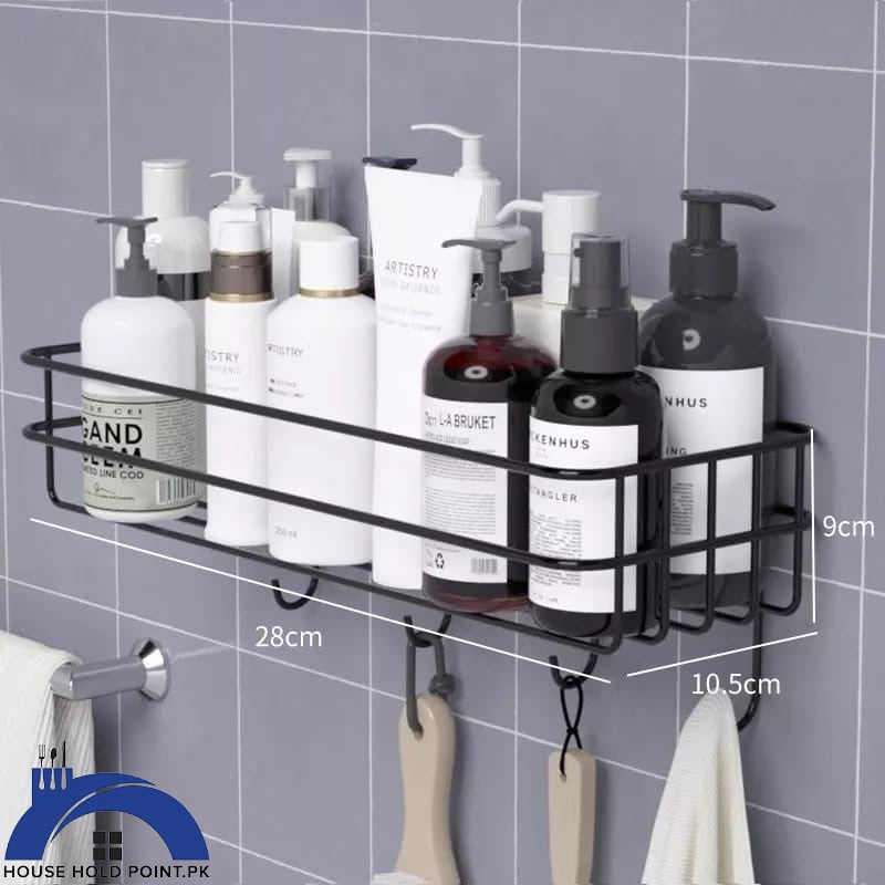 Metal Rectangle Rack With Hooks