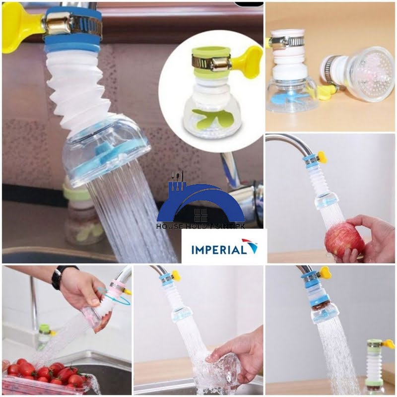 Expandable Shower Tap With Clip New (Pack Of 4) Default Title